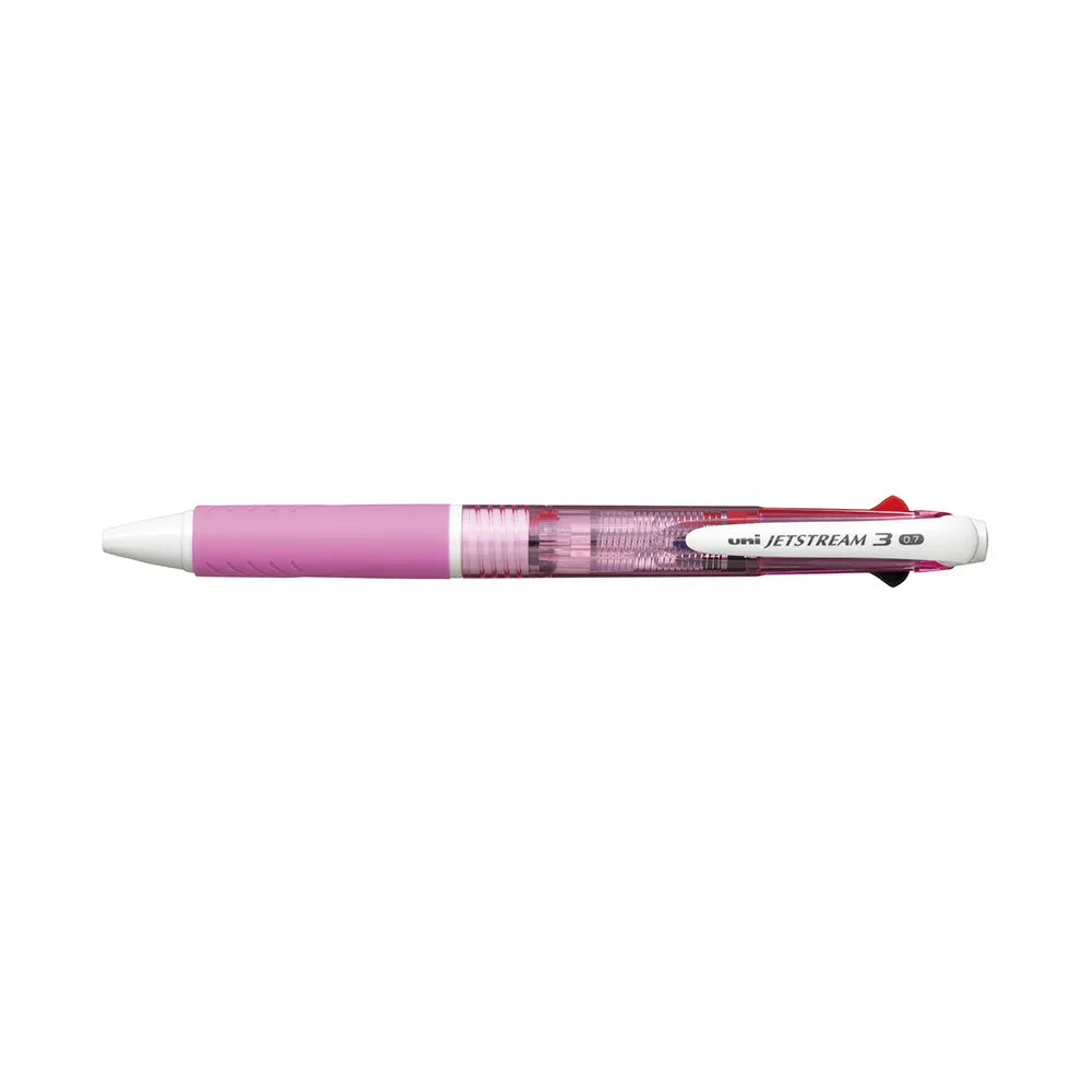ボールペン ジェットストリーム 3色ボールペン 0.7mm ピンク SXE3-400-07 三菱鉛筆