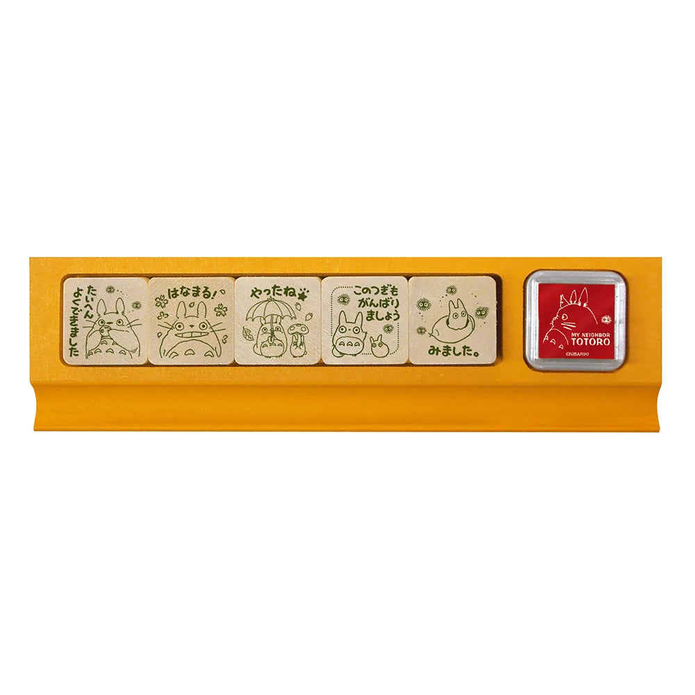 ビバリー せんせいスタンプ2 となりのトトロ 5個セット インクパッド付
