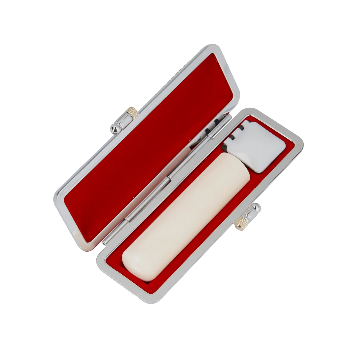 【古代の印鑑】 丸棒／マンモス 印鑑ケース付