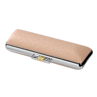 もみ革印鑑ケース ピンク