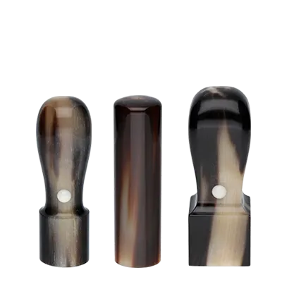 【法人印鑑3本セット】 オランダ水牛 Aセット