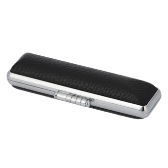 もみ革印鑑ケース ブラック