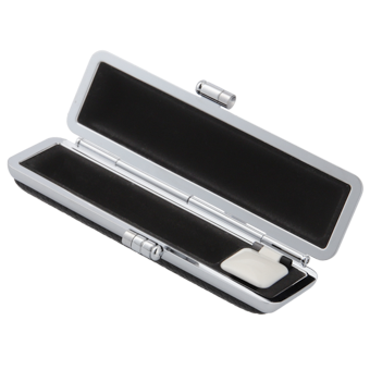 もみ革印鑑ケース ブラック