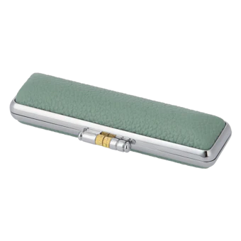 もみ革印鑑ケース ライトブルー