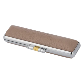 もみ革印鑑ケース ベージュ